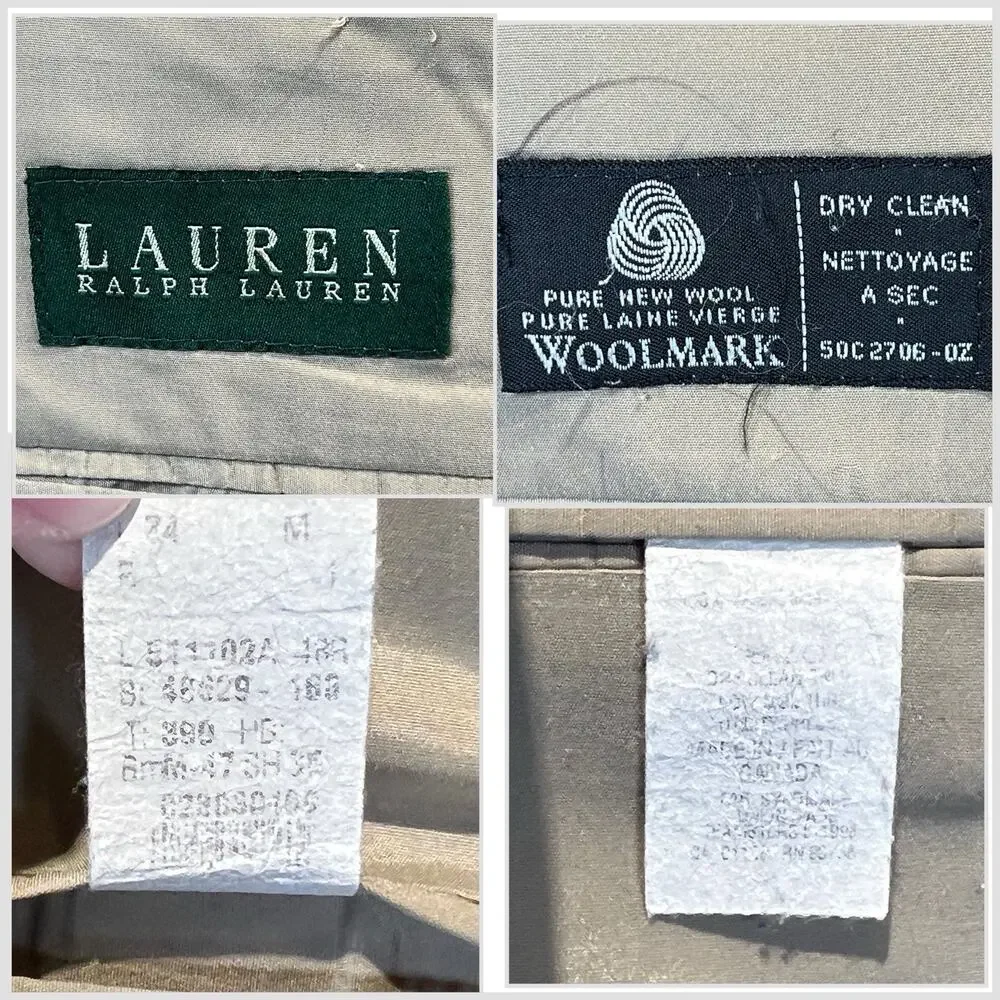 Ralph Lauren LRL Mens 52R Brown Houndstooth Casual Blazer Sport Coat - Picture 15 of 15